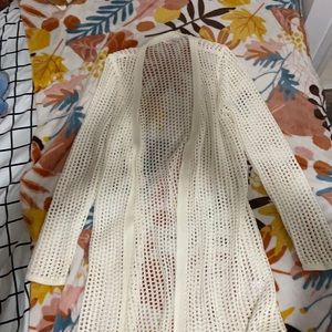 Cream Cardigan: Never worn